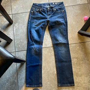 Miss Me Stud & Sequin jeans. Boot cut